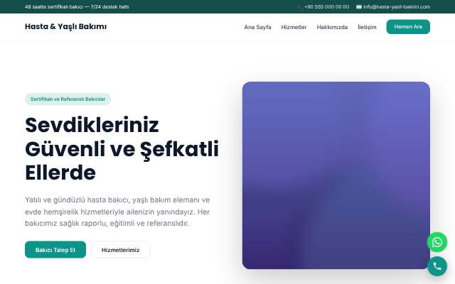 Hasta & Yaşlı Bakımı
