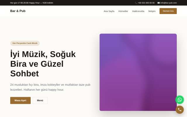 Bar & Pub — Zarif Serif