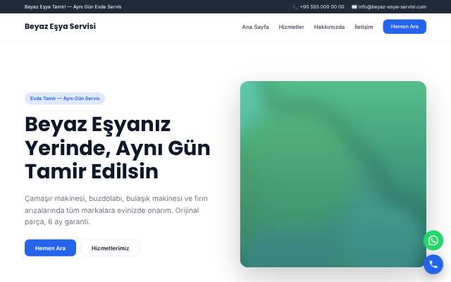 Beyaz Eşya Servisi