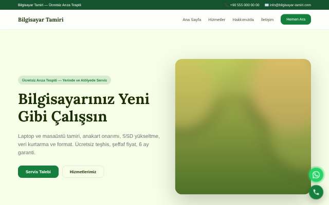 Bilgisayar Tamiri — Doğal Yeşil