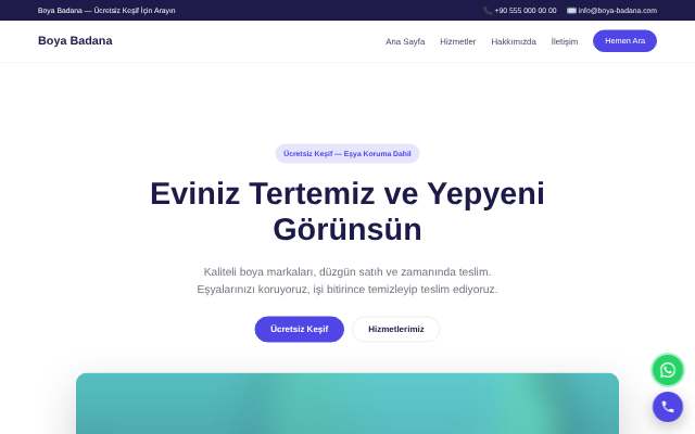 Boya Badana — Canlı & Modern