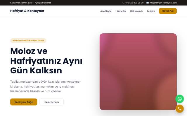 Hafriyat & Konteyner