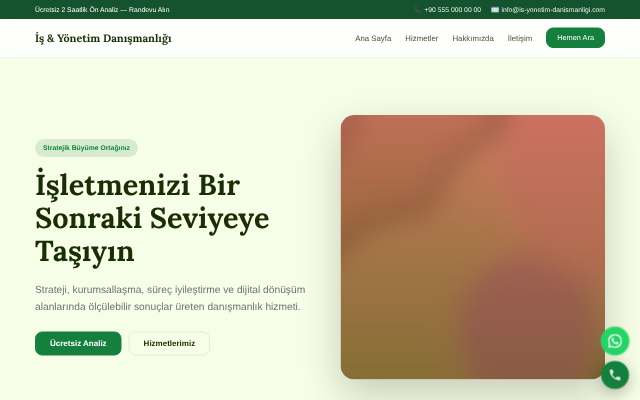İş & Yönetim Danışmanlığı — Doğal Yeşil