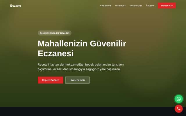 Eczane — Koyu & Güçlü