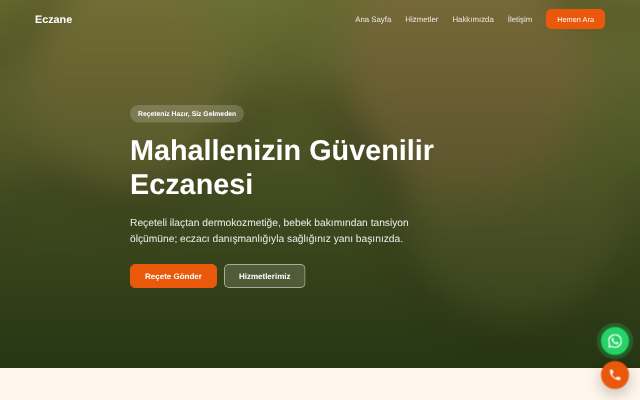 Eczane — Sıcak Turuncu