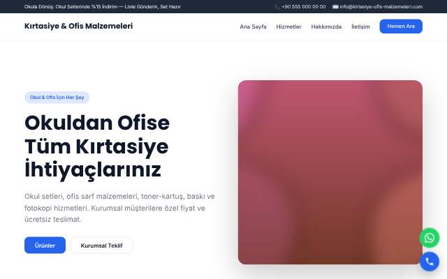 Kırtasiye & Ofis Malzemeleri