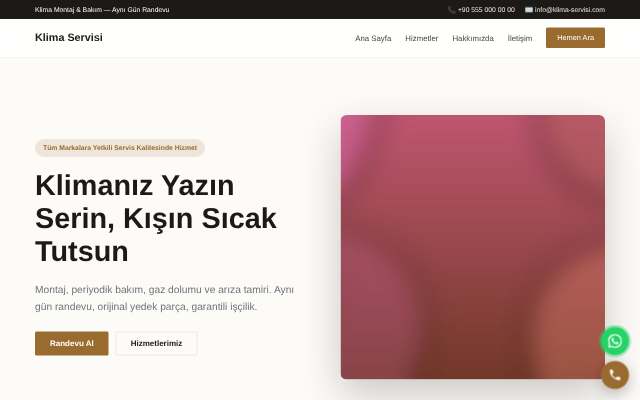 Klima Servisi — Zarif Serif