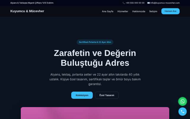 Kuyumcu & Mücevher — Gece Mavisi