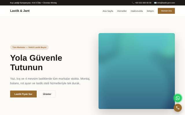 Lastik & Jant — Zarif Serif