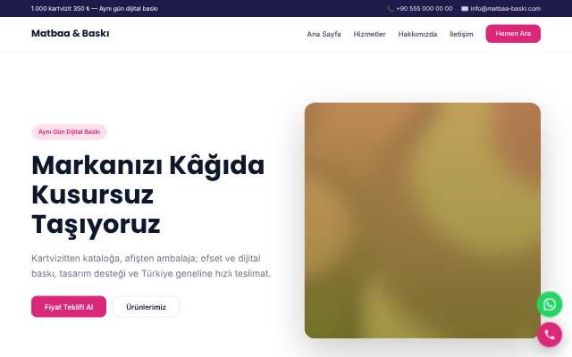 Matbaa & Baskı