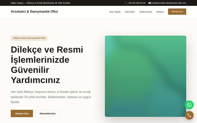 Arzuhalci & Danışmanlık Ofisi — Zarif Serif