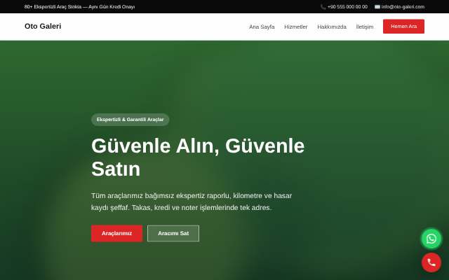 Oto Galeri — Cesur Kırmızı