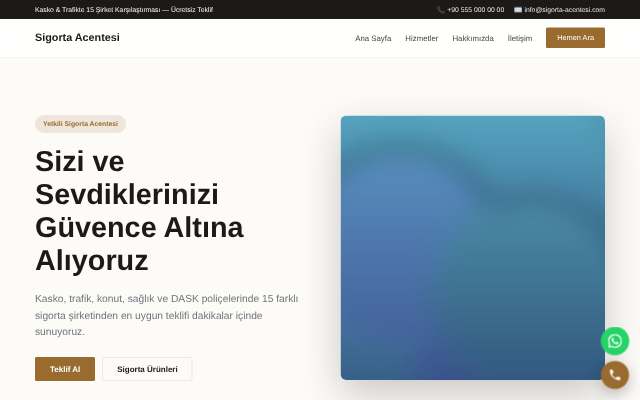 Sigorta Acentesi — Zarif Serif