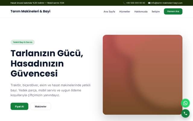 Tarım Makineleri & Bayi