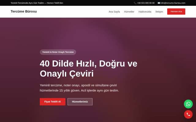 Tercüme Bürosu — Cesur Kırmızı