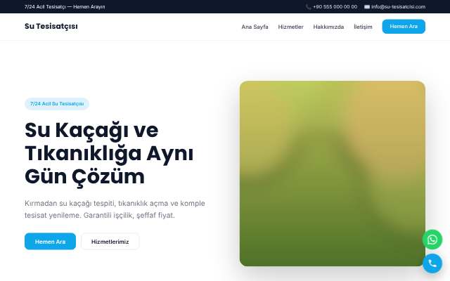 Su Tesisatçısı