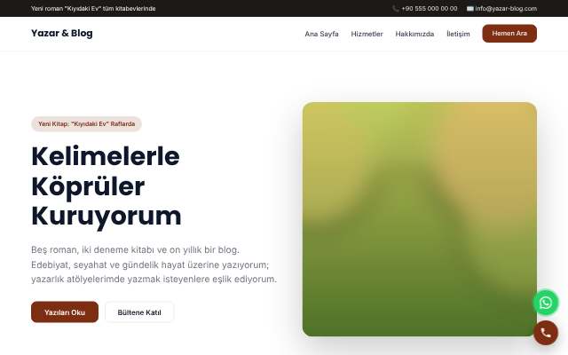 Yazar & Blog